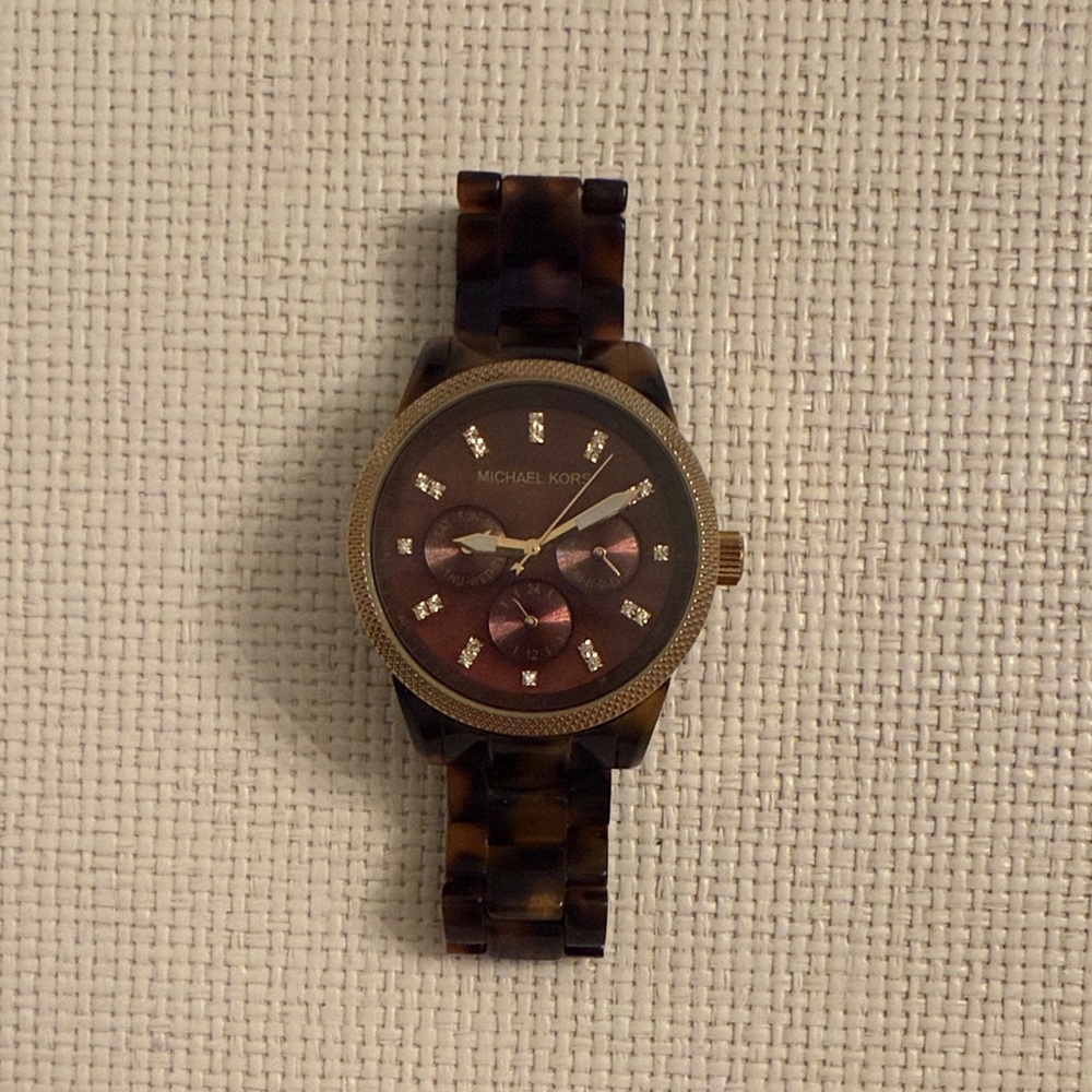 Michael Kors Tortoise Shell Watch